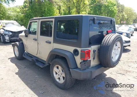 2018 Jeep Wrangler Jk Unlimited Sport S 4X4 from USA, damaged, VIN 1C4BJWDGXJL803415